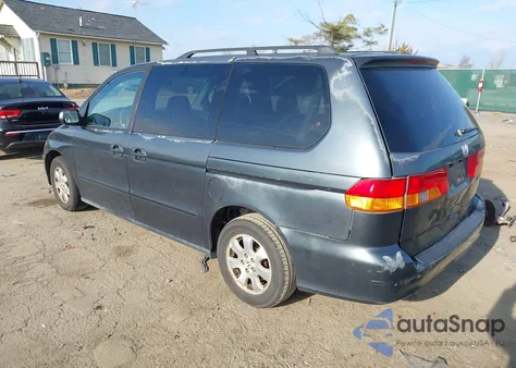 2004 Honda Odyssey Ex из США, поврежденный, VIN 5FNRL18614B079635